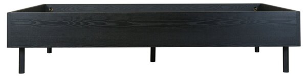 Černá dřevěná dětská postel Quax Hai-No-Ki 90 x 200 cm