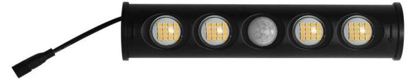 LED Solární nástěnné svítidlo se senzorem LED/8W/3,7V IP65 3000K 4000 mAh
