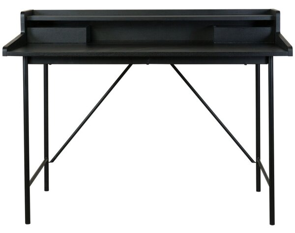 Černý dřevěný psací stůl Quax Hai-No-Ki 120 x 60 cm