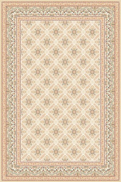 Kusový koberec vlněný Agnella Isfahan Casbo Krémový Béžový Rozměr: 160x240 cm