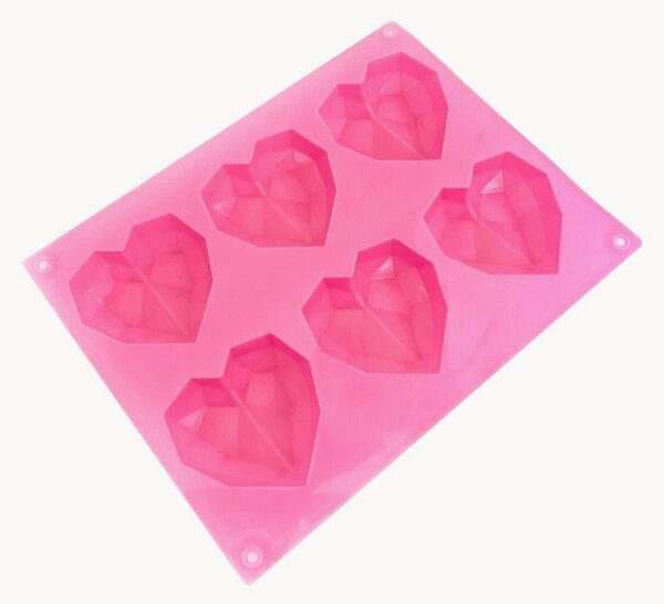 Silikonová forma na pečení Diamond Hearts