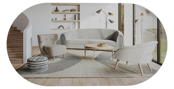 Kalune Design Dekorativní nástěnné zrcadlo Riors 85x45 cm zlaté