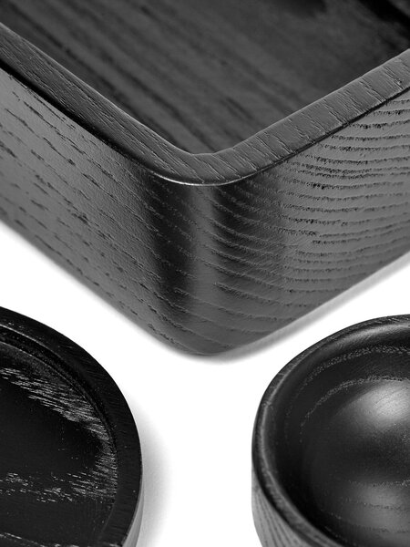 Serax Dřevěný tácek Passe Black - Small SR129