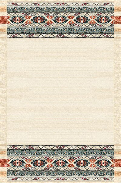 Kusový koberec vlněný Agnella Isfahan Tezume Světle Béžový Rozměr: 160x240 cm
