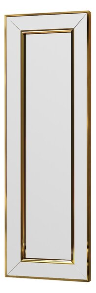 Kalune Design Dekorativní nástěnné zrcadlo Carlos 90x30 cm zlaté