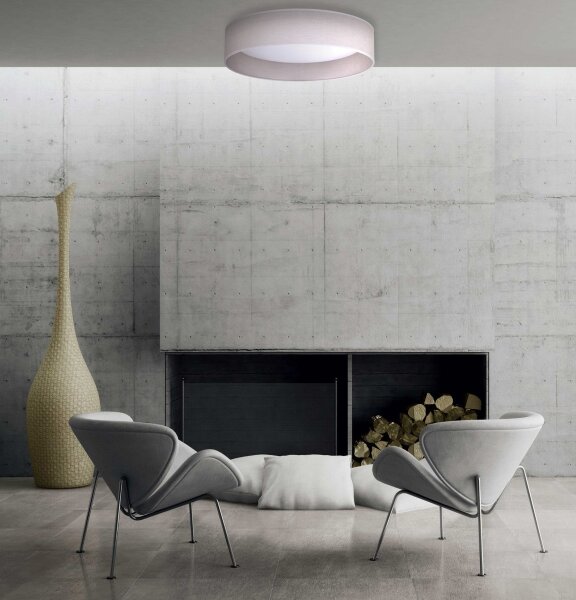 Duolla - LED Stropní svítidlo ROLLER LED/24W/230V světle pr. 45 cm šedá