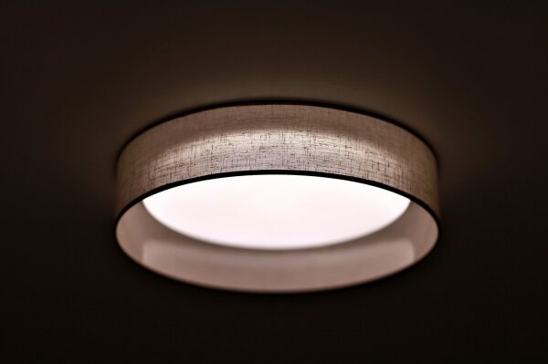 Duolla - LED Stropní svítidlo ROLLER LED/24W/230V světle pr. 45 cm šedá