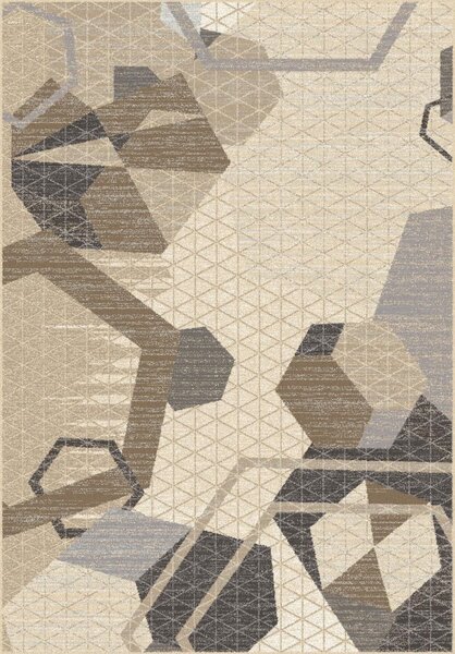 Kusový koberec vlněný Agnella Natural Folio Béžový Rozměr: 133x195 cm