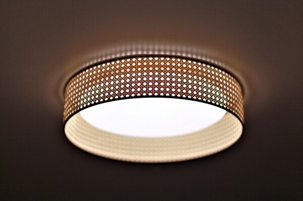 Duolla - LED Stropní svítidlo ROLLER LED/24W/230V pr. 45 cm ratan