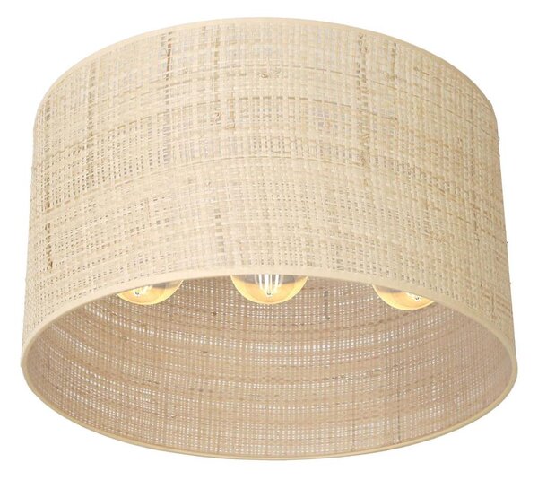Lustr přisazený RATTAN 3xE27/60W/230V ratan