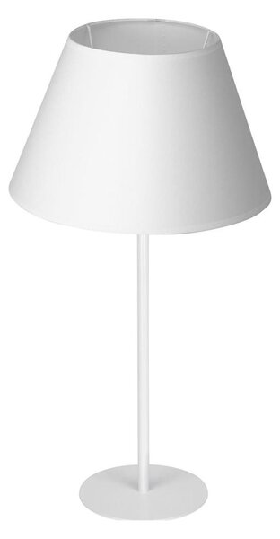 Stolní lampa ARDEN 1xE27/60W/230V pr. 30 cm bílá