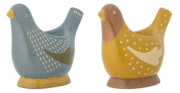 Kameninové stojánky na vajíčka v sadě 2 ks Birdy – Bloomingville