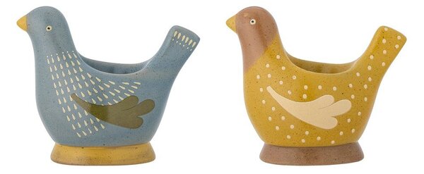 Kameninové stojánky na vajíčka v sadě 2 ks Birdy – Bloomingville