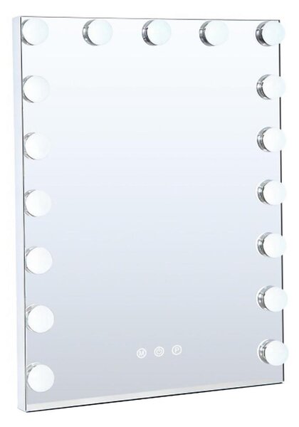 Brilagi - LED Stmívatelné make-up zrcadlo HOLLYWOOD LED/15W/230V 55x70 cm bílá