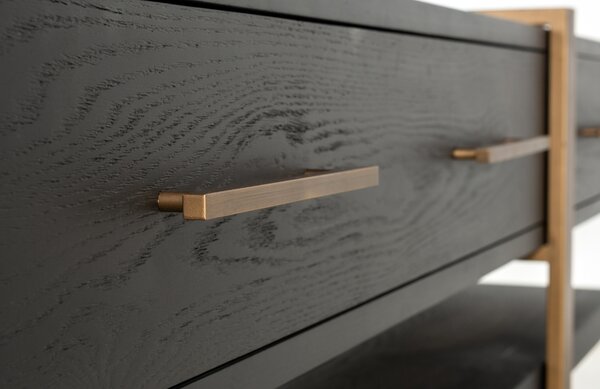 Richmond Dubový TV stolek Cambon 240 x 45 cm