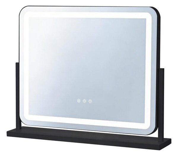 Brilagi - LED Stmívatelné make-up zrcadlo ARIZONA LED/25W/230V 55x44 cm černá