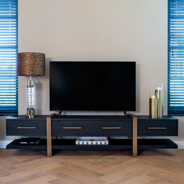 Richmond Dubový TV stolek Cambon 240 x 45 cm