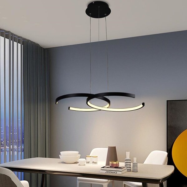 LED Stmívatelný lustr na lanku LED/50W/230V 3000-6500K + DO