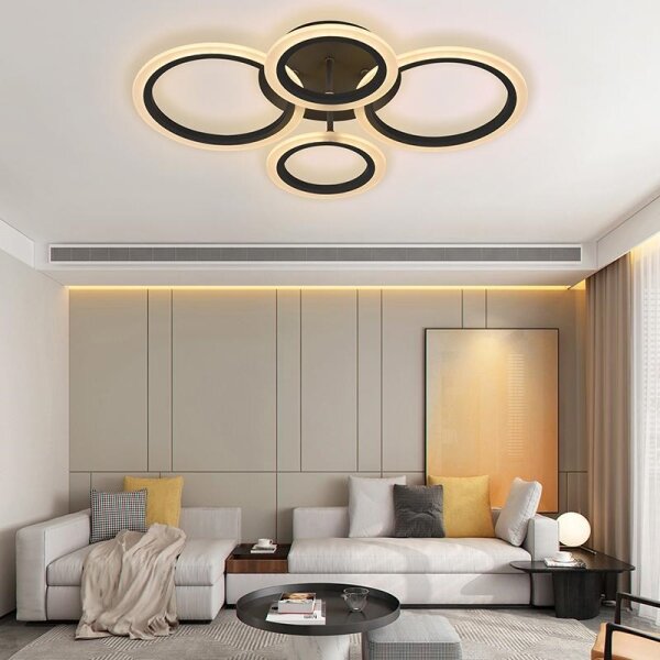 LED Stmívatelný přisazený lustr LED/50W/230V 3000-6500K + DO