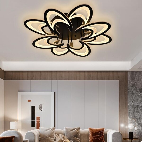 LED Stmívatelný přisazený lustr LED/125W/230V 3000-6500K + DO