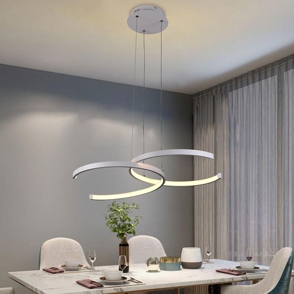 LED Stmívatelný lustr na lanku LED/50W/230V 3000-6500K + DO