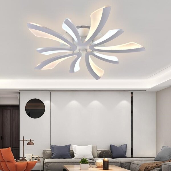 LED Stmívatelný přisazený lustr LED/55W/230V 3000-6500K + DO
