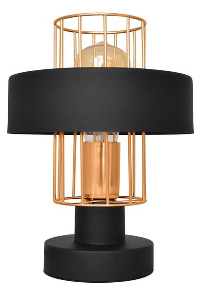 Stolní lampa VOLTA 1xE27/15W/230V černá/rose gold