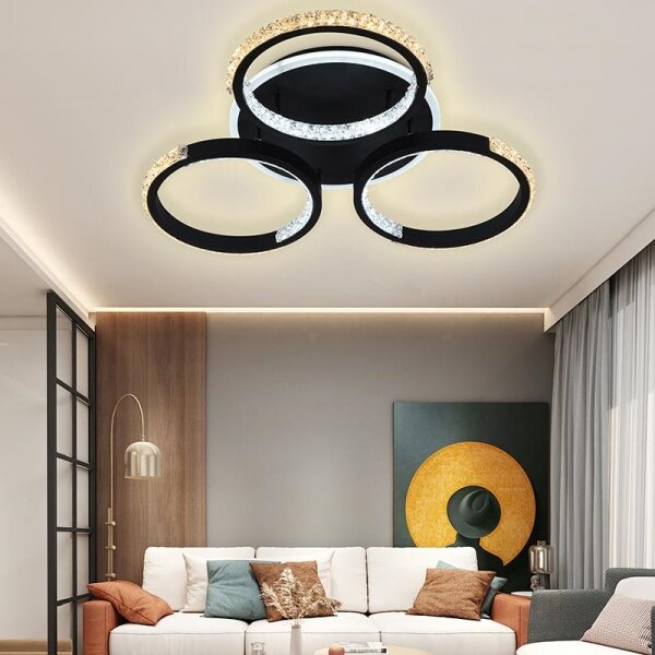 LED Stmívatelný přisazený lustr LED/60W/230V 3000-6500K + DO
