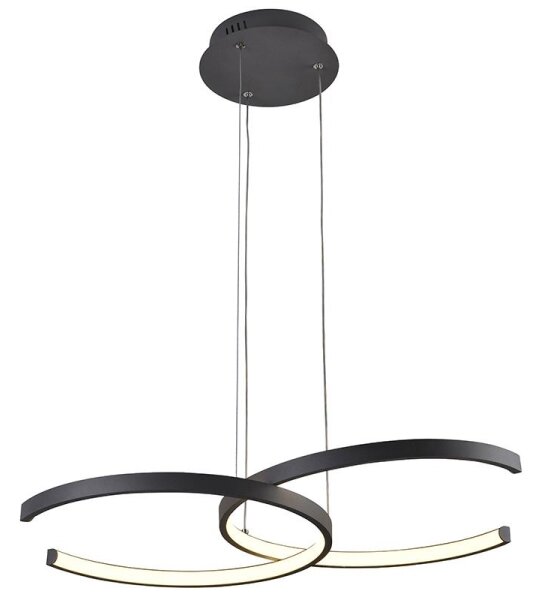 LED Stmívatelný lustr na lanku LED/50W/230V 3000-6500K + DO