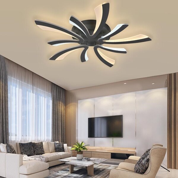 LED Stmívatelný přisazený lustr LED/55W/230V 3000-6500K + DO