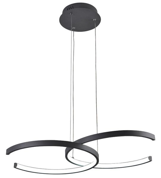 LED Stmívatelný lustr na lanku LED/50W/230V 3000-6500K + DO