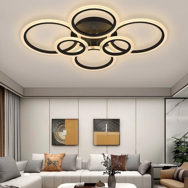 LED Stmívatelný přisazený lustr LED/85W/230V 3000-6500K + DO
