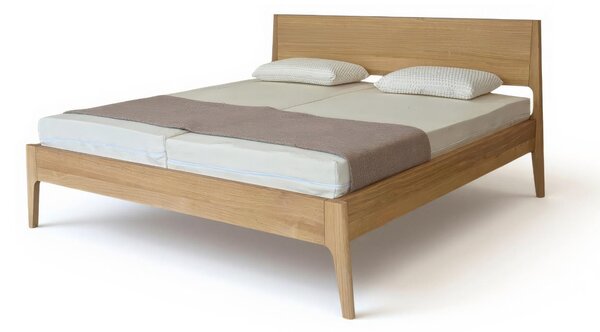 Designová postel ADRIA Buk jádrový 180x200cm - dřevěná postel z masivu o šíři 4 cm