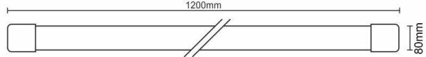 LED Stmívatelné podlinkové svítidlo LED/40W/230V 3000-6500K Wi-Fi Tuya IP40