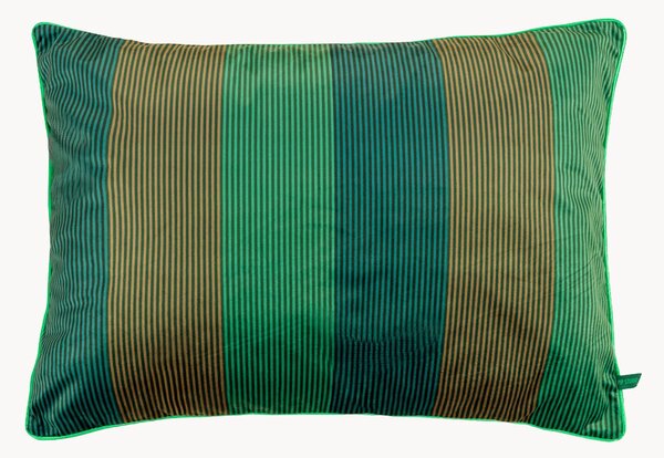 Sametový polštář Stripe