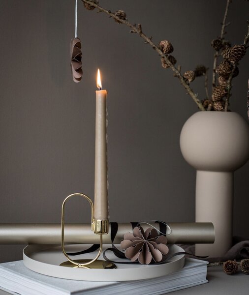 COOEE Design Svícen Swoop Brass CED218