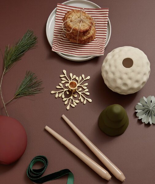 COOEE Design Svícen Mistletoe - Brass CED315