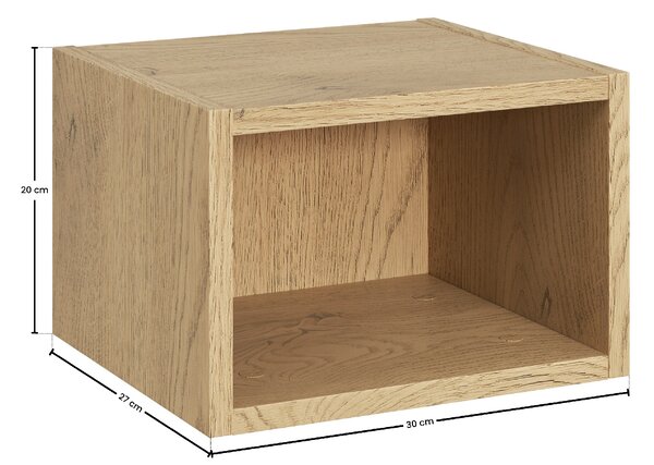 Comad Koupelnová skříňka závěsná horní Dalia Cashmere 30 dub cremona