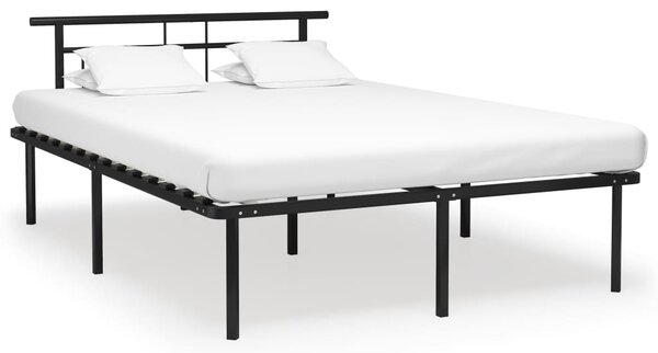 Rám postele černý kov 160 x 200 cm