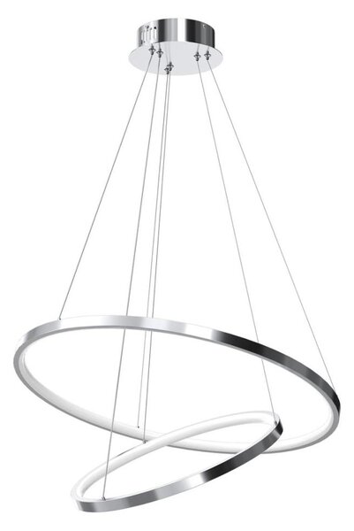 LED Lustr na lanku ROTONDA LED/51W/230V lesklý chrom
