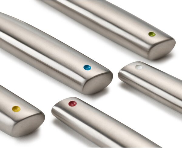 Sada nožů s rotačním stojanem 5 ks z nerezové oceli Elevate Steel – Joseph Joseph