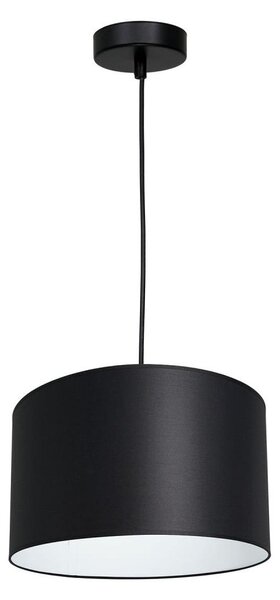Lustr na lanku ARDEN 1xE27/60W/230V pr. 25 cm černá/bílá