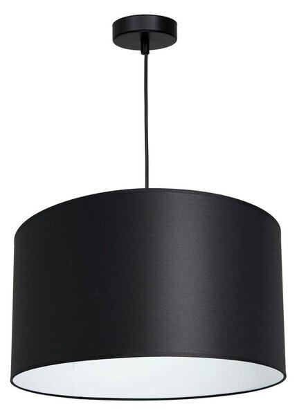 Lustr na lanku ARDEN 1xE27/60W/230V pr. 40 cm černá/bílá