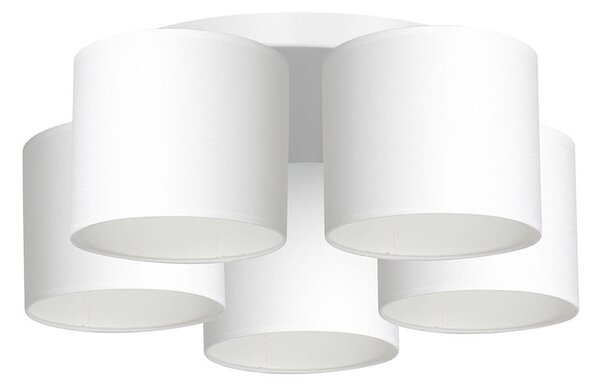 Lustr přisazený ARDEN 5xE27/60W/230V bílá