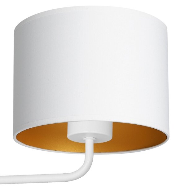 Nástěnná lampa ARDEN 1xE27/60W/230V bílá/zlatá