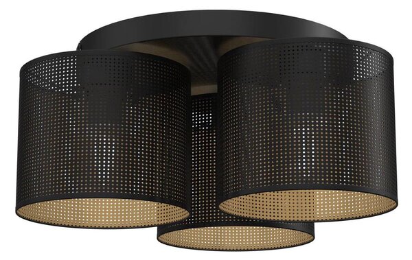 Lustr přisazený LOFT SHADE 3xE27/60W/230V černá/zlatá