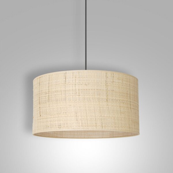 Lustr na lanku RATTAN 1xE27/60W/230V pr. 40 cm ratan