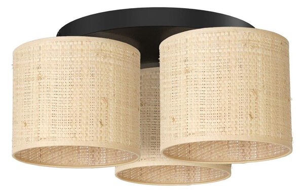 Lustr přisazený RATTAN 3xE27/60W/230V ratan