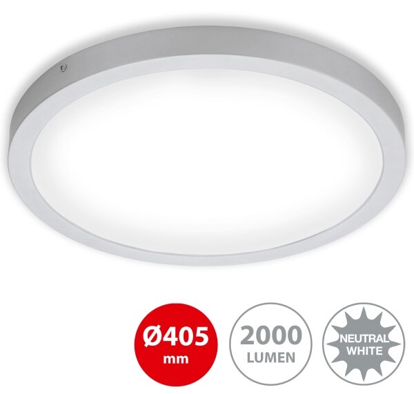 Briloner 7143-414 - LED Stropní svítidlo FIRE LED/24,5W/230V 4000K