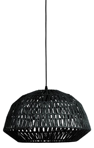 Závěsná lampa JUTA černá Ø45cm WOOOD